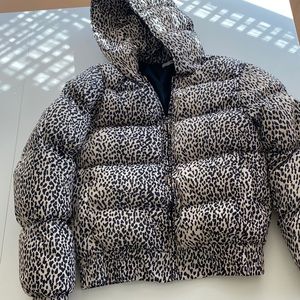 Adika leopard puffer jacket